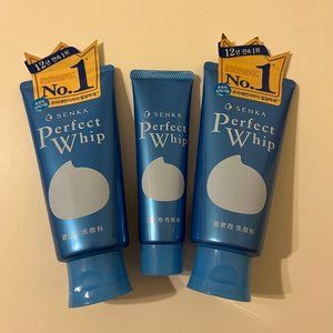 Senka Perfect Whip Foaming Cleanser Bundle (2 full size + 1 travel size)